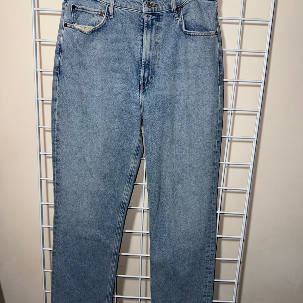 Agolde Classic Blue Highrise Jeans